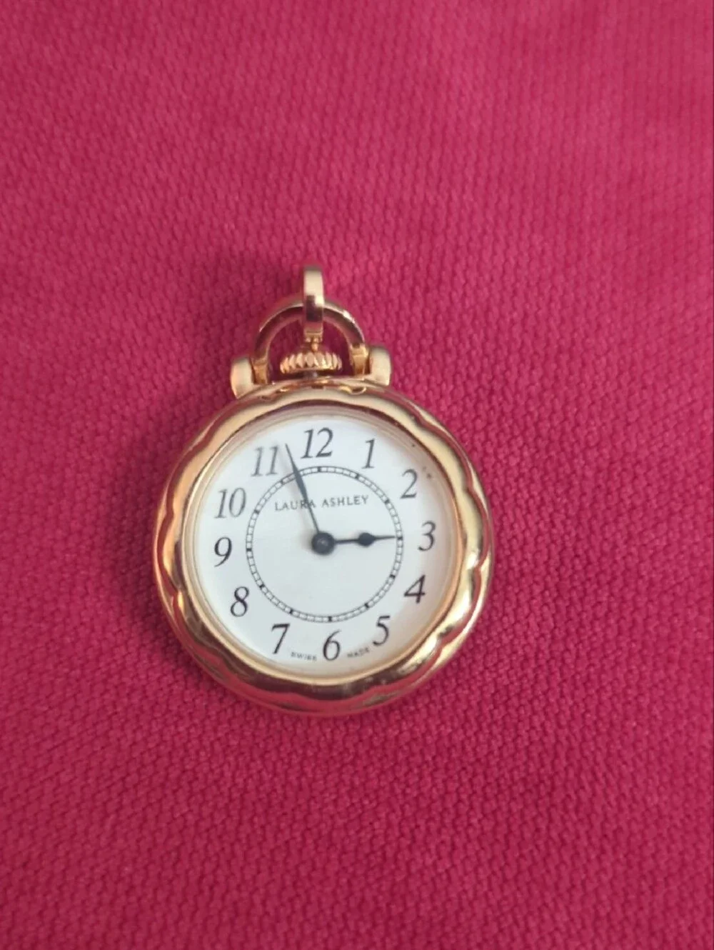 Laura Ashley Gold Pocket Watch Charm